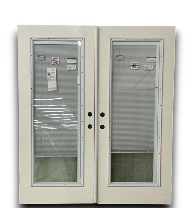 54606 69 X 79 White French Exterior Door