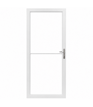 54608 32 X 80 White Full Light Aluminum Storm Door