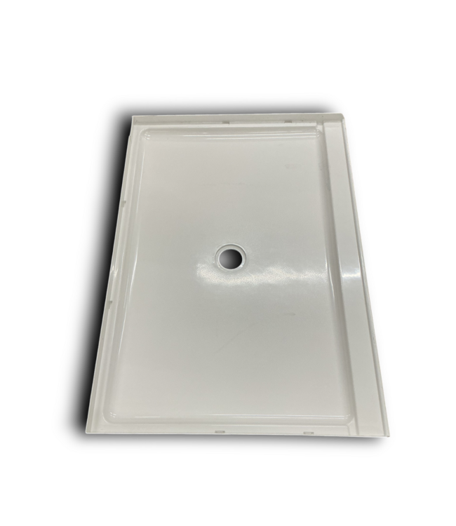 54627 White Rectangle Shower Base 48" X 33"