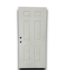 54630 36 X 79 White 6 Panel Exterior Steel Door