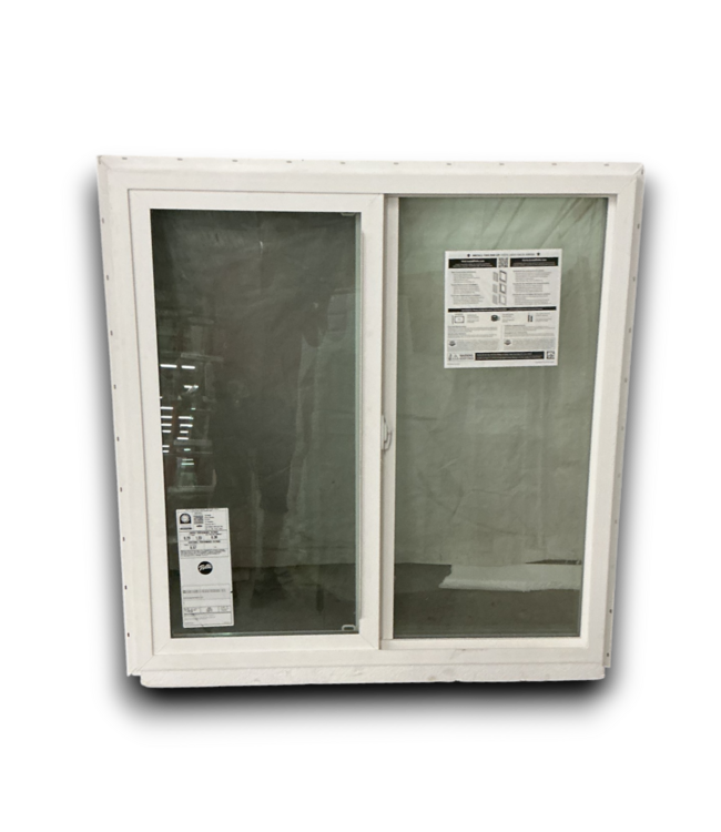 54640 38 X 39 White Vinyl Sliding Window