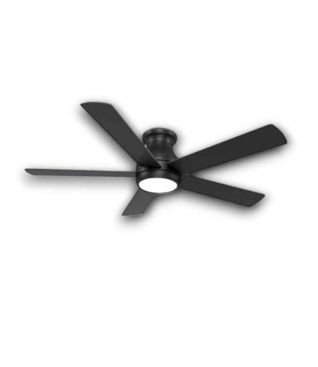54645 Black 5-blade Ceiling Fan With Led 52"