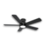 54645 Black 5-blade Ceiling Fan With Led 52"