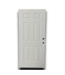 54630 36 X 79 White 6 Panel Exterior Steel Door