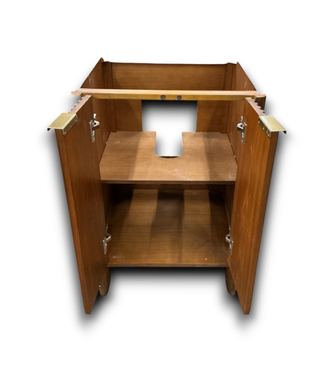 54655 Warm Walnut Bathroom Vanity Base 23"
