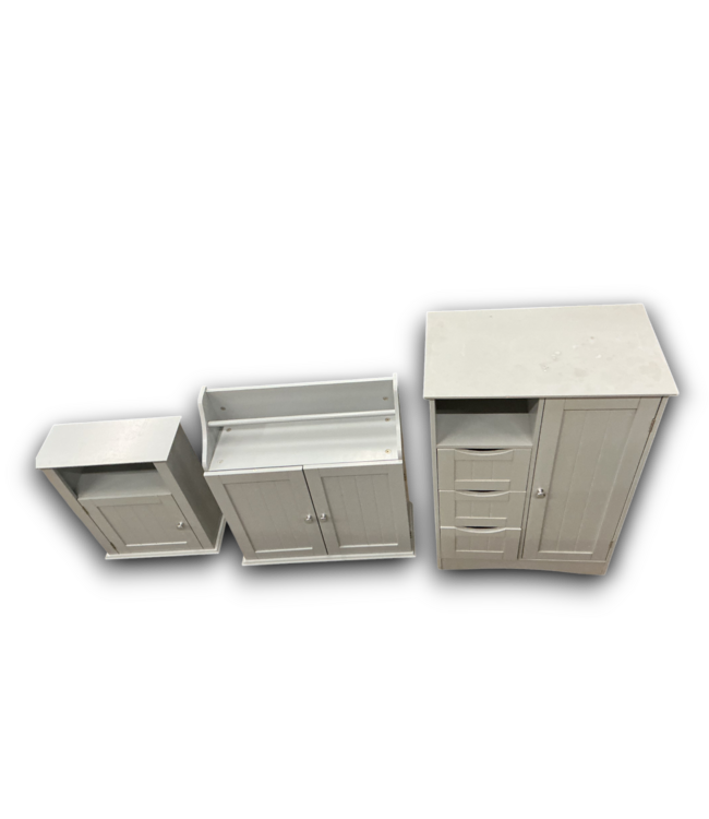 54662 Slate 3-piece Wall Cabinet Set