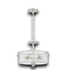 54658 Brushed Nickel 2-light Hanging Pendant Light
