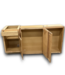53731 Natural Rustic Cabinet Set of 3pcs