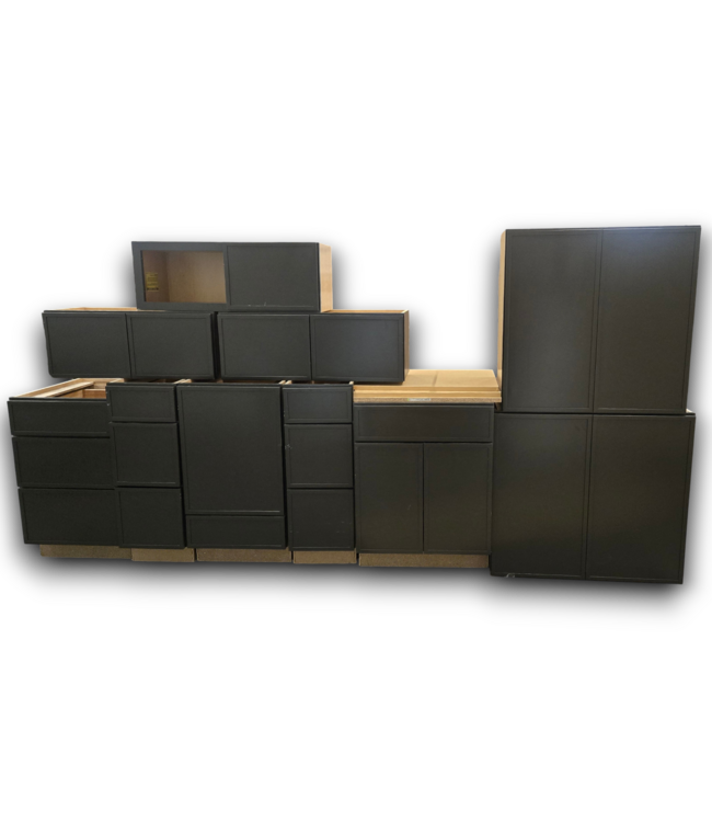 54547 Truffle Brown Cabinet Set Of 10-pcs