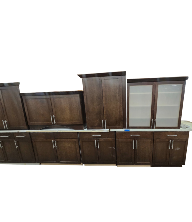 52613 Jacobean Cabinet Set of 18pcs