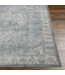 54477 Lillian Flat Weave Polyester Sky Blue Rectangular Indoor Medallion Vintage Carpet
