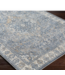 54477 Lillian Flat Weave Polyester Sky Blue Rectangular Indoor Medallion Vintage Carpet