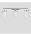 46959 Doresshop 3 Light Brushed Nickel Crystal Vanity Light