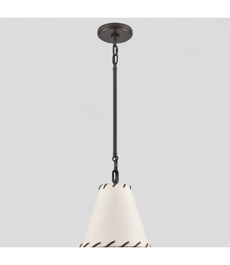 47247 Allen+Roth Sevierville 1-Light Bronze Pendant Light
