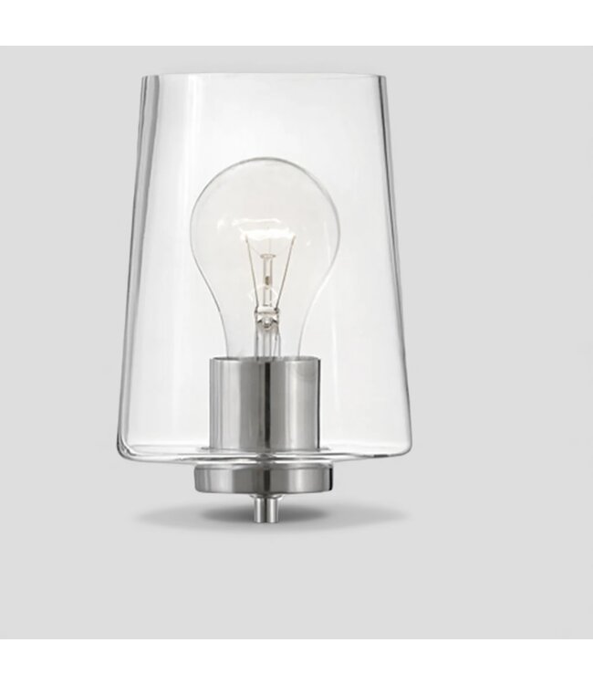 49044 Kline 1-Light Tall Brushed Nickel Wall Sconce