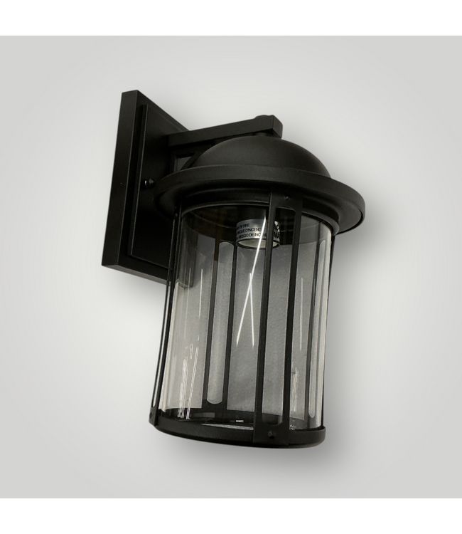 50673 12.5-in H Matte Black Outdoor Wall Light
