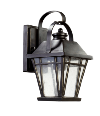 52244 Baxter 1-Light Bronze Old World Wall Lantern