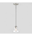 46800 Millennium Brighton Satin Nickel Pendant Light 6"