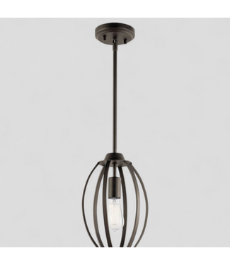 46897 Kichler Tao 1 -Light Pendant Olde Bronze