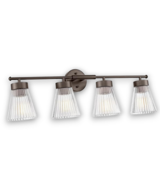 Bud's Warehouse 52483 Oil-Rubbed Bronze 4-Light Vanity Light