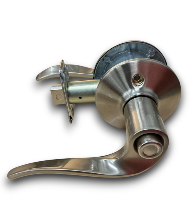 53630 Satin Nickel Bed & Bath Door Handle