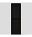 46186 Vantage Black Louvered Exterior Shutters (2-Pack)