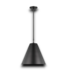54281 Black Cone 1-light Pendant Light