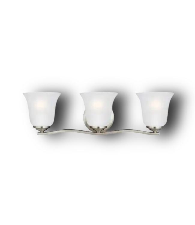 50536 Brushed Nickel Bathroom Vanity Light 23.25"