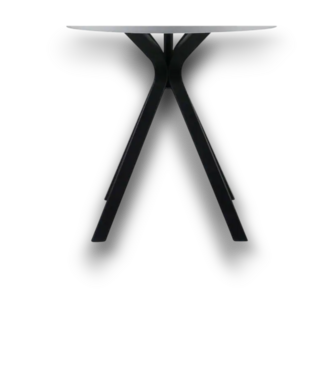 53484 Matte Black Table Lamp with Fabric Shade