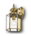 51909 Outdoor Basics 1-Light Antique Brass Wall Light