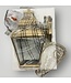 51910 Exeter 1-Light Antique Brass Outdoor Wall Light