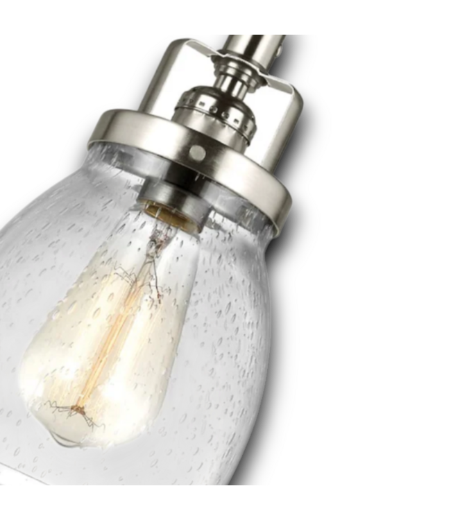 54196 Brushed Nickel 1-light Mini Pendant Light