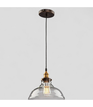 47193 Greenwich 1 -Light Oil Rubbed Bronze Pendant