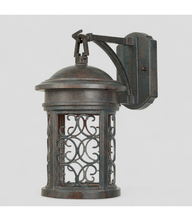 49272 Rustic Oil-Rubbed Bronze Outdoor Wall Lantern Sconce