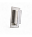 49433 Modern Brushed Nickel Wall Sconce 7-in W
