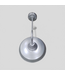 49463 One Light Outdoor Wall Mount Light - Satin Silver