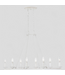 46624 Quoizel Avalina 8-Light Antique White Chandelier