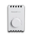 54449 White Electric Heat Thermostat