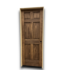 53915 Prehung Solid Natural Interior Door LH 30" x 80"
