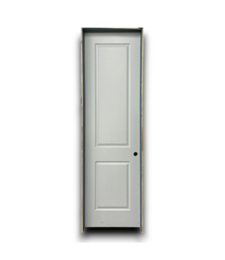 53738 28" x 96" Prehung Solid White Interior Door LH