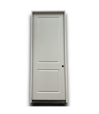 53918 Prehung White Solid Wood Exterior Door 36" x `96" LH