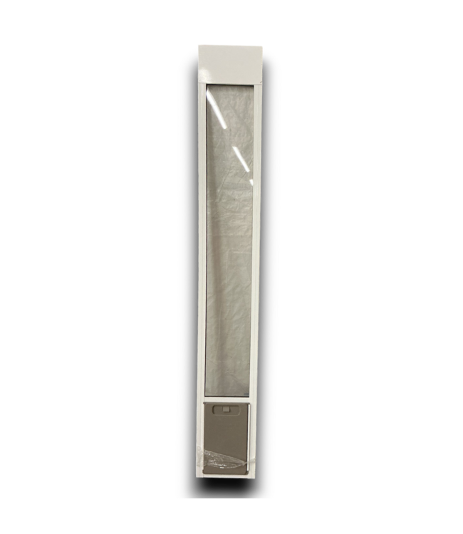 53919 White Aluminum Pet Door for Sliding Door