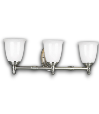 54095 Chrome Victorian 3 Light Vanity Light