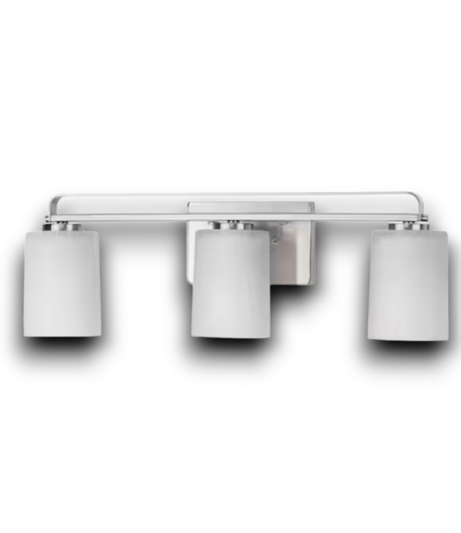 54223 Brushed Nickel 3-light Vanity Light