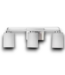 54223 Brushed Nickel 3-light Vanity Light