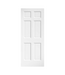 44022 Eightdoors Smooth White 6-Panel Interior Door 24"W