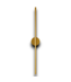 52125 Aluminum Brushed Gold Integrated LED Wall Lamp