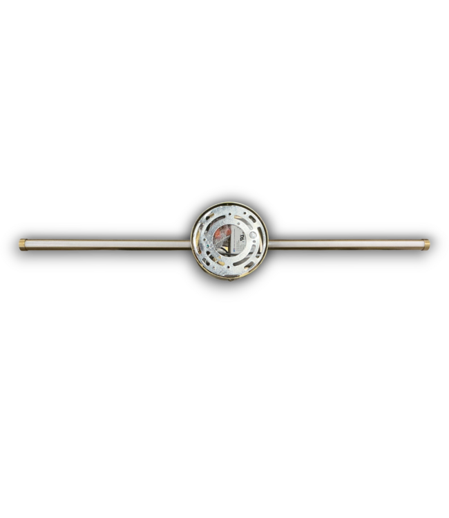 52125 Aluminum Brushed Gold Integrated LED Wall Lamp