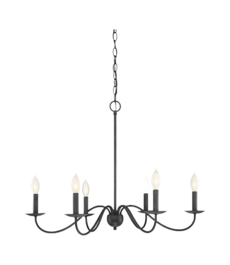 34655 Meridian 6-Light Chandelier