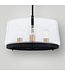 51488 Whitlock 3-Light Black Pendant Light